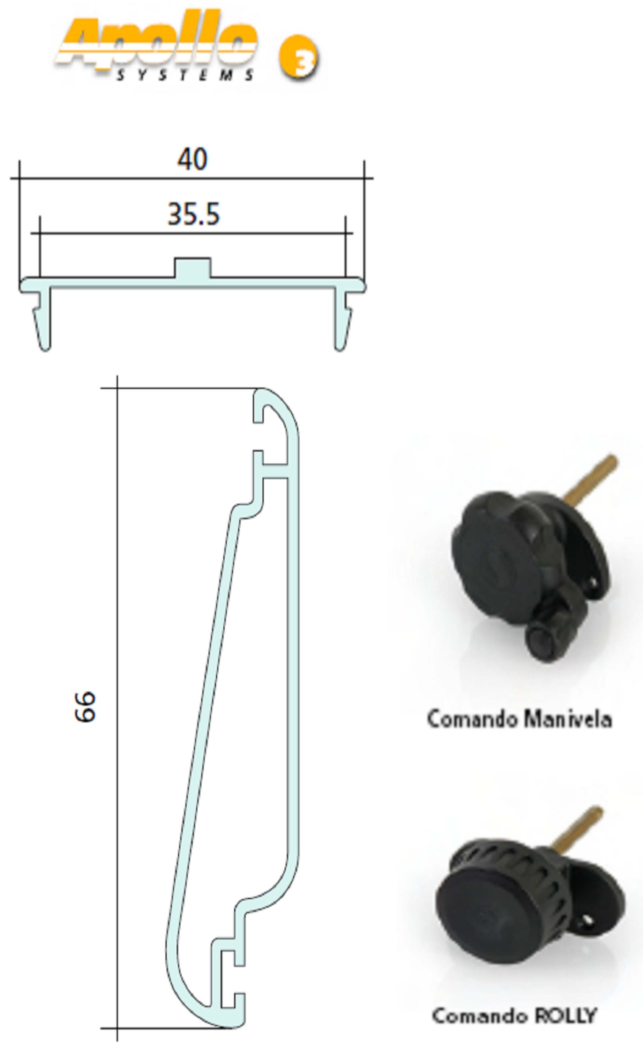 Persiana Orientável