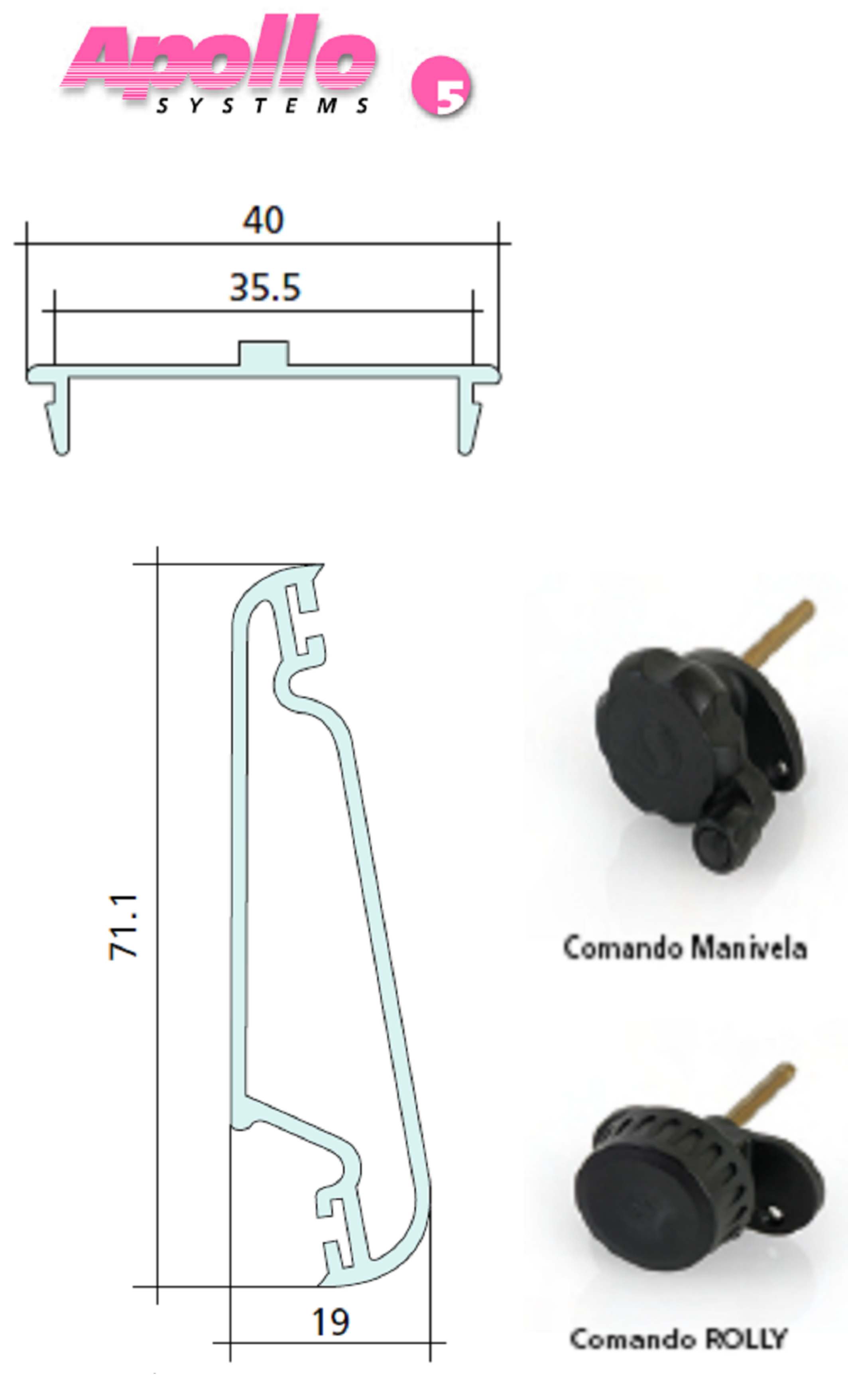 Persiana Orientável