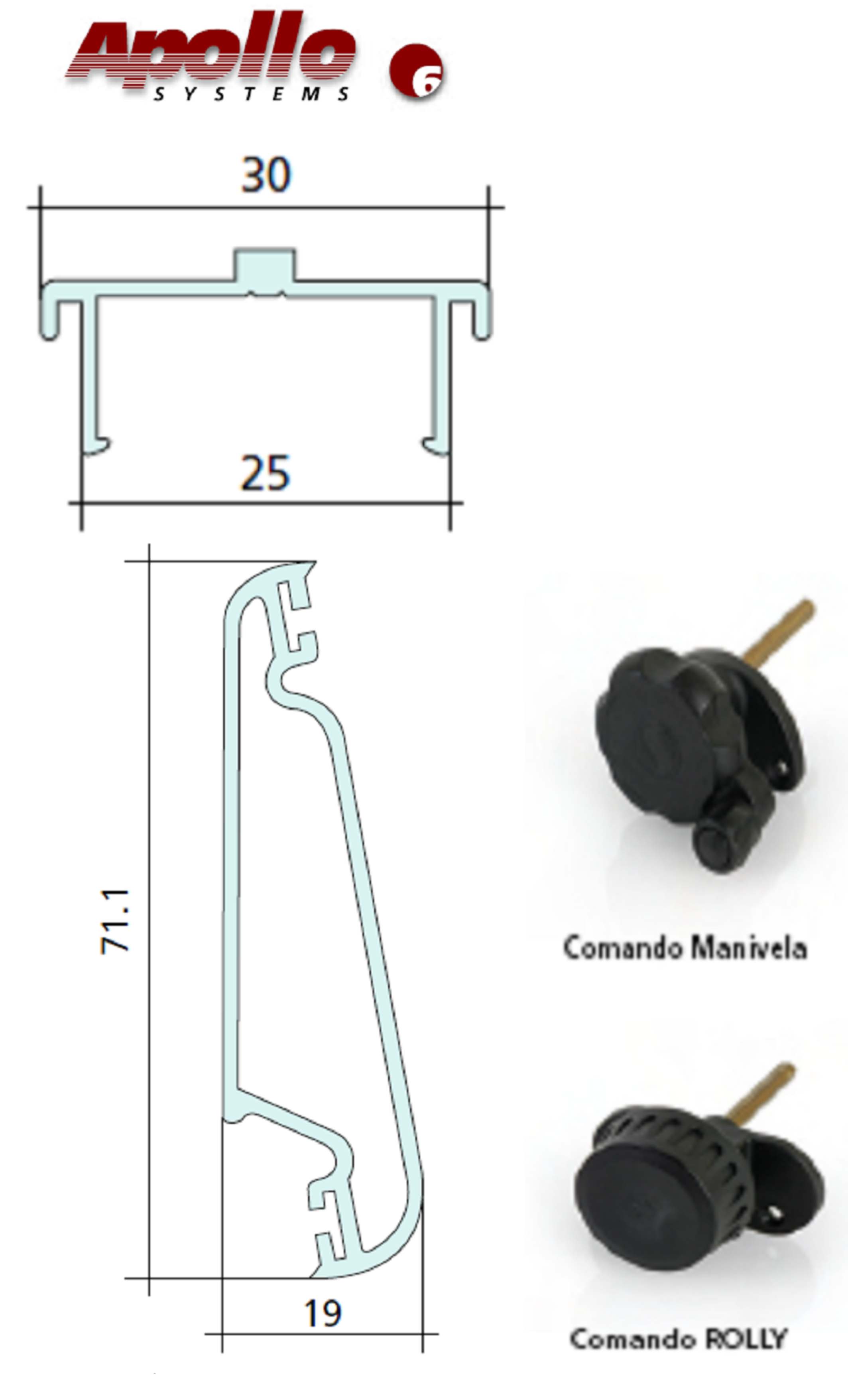 Persiana Orientável